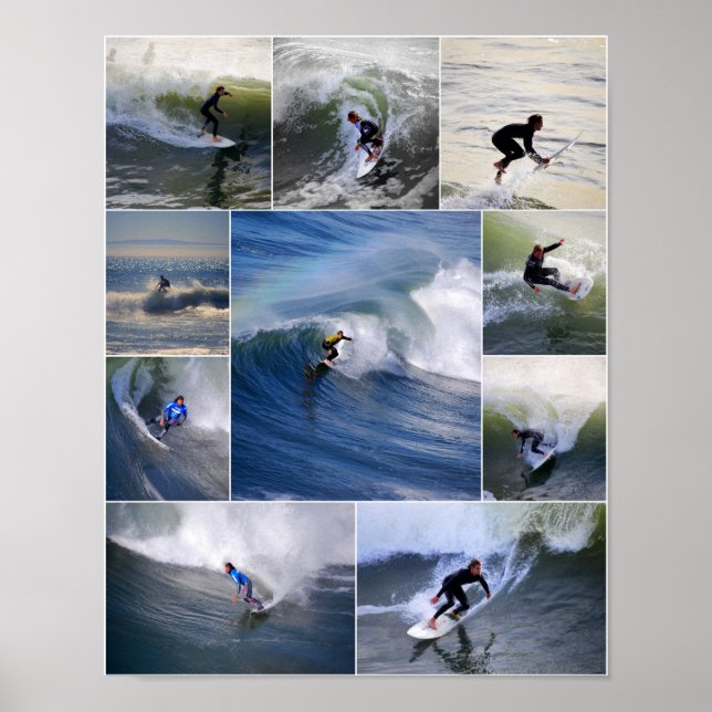 Póster Poster de surfistas de California (Frente)
