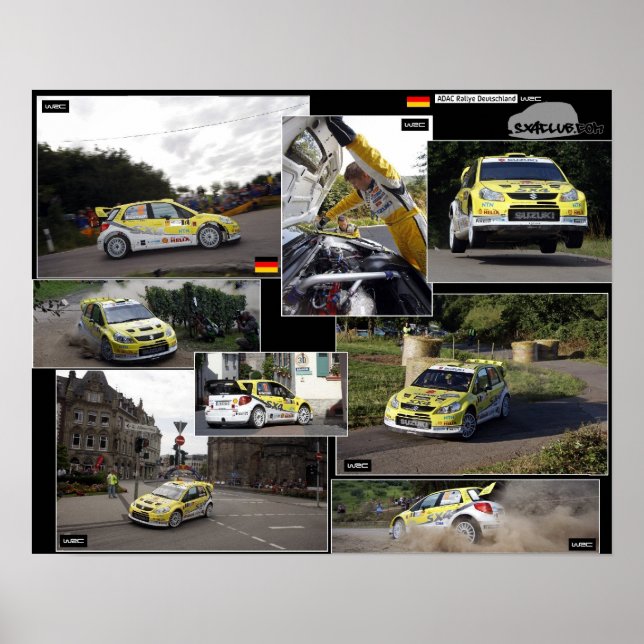 Póster POSTER de SX4 Rally Alemania 2008 (Frente)