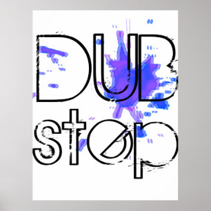 Póster Poster de tabla de DubStep