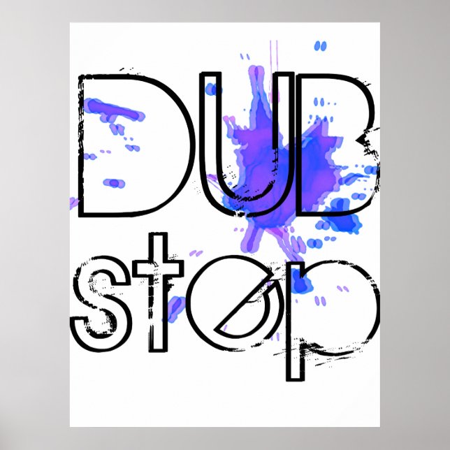 Póster Poster de tabla de DubStep (Frente)