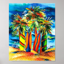 Poster de tablas de surf