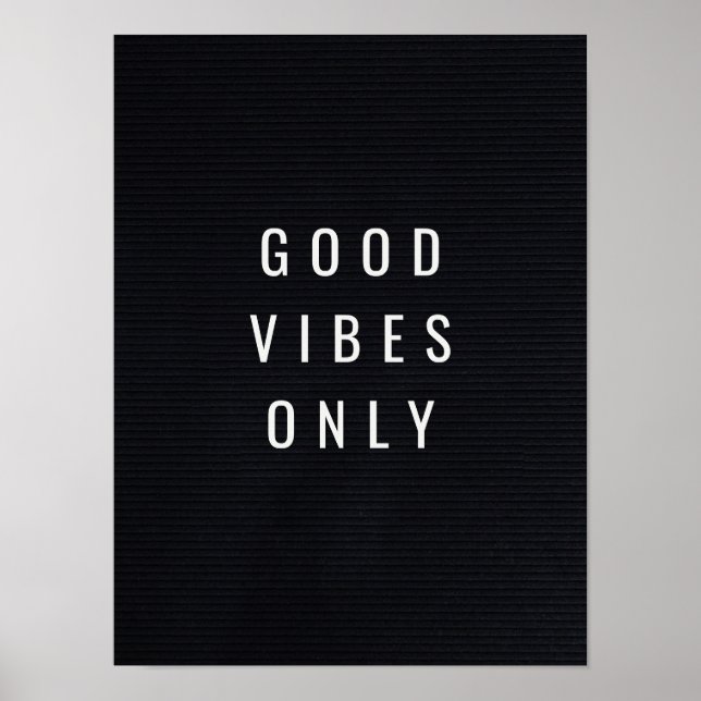 Póster Poster de tablero de citas/letras de texto/persona (Frente)