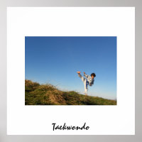 Poster de Taekwondo para los niños