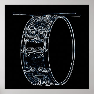 Póster Poster de tambor o tambor