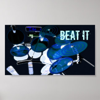 Póster Poster de tambores