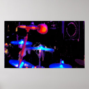 Póster poster de tambores focales