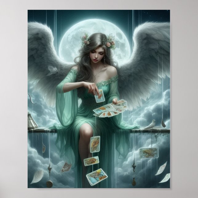 Póster Poster de tarjeta Tarot (Frente)