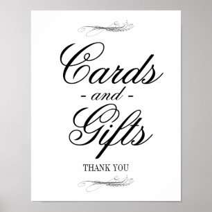 Póster Poster de tarjetas de caligrafía y bodas de vino