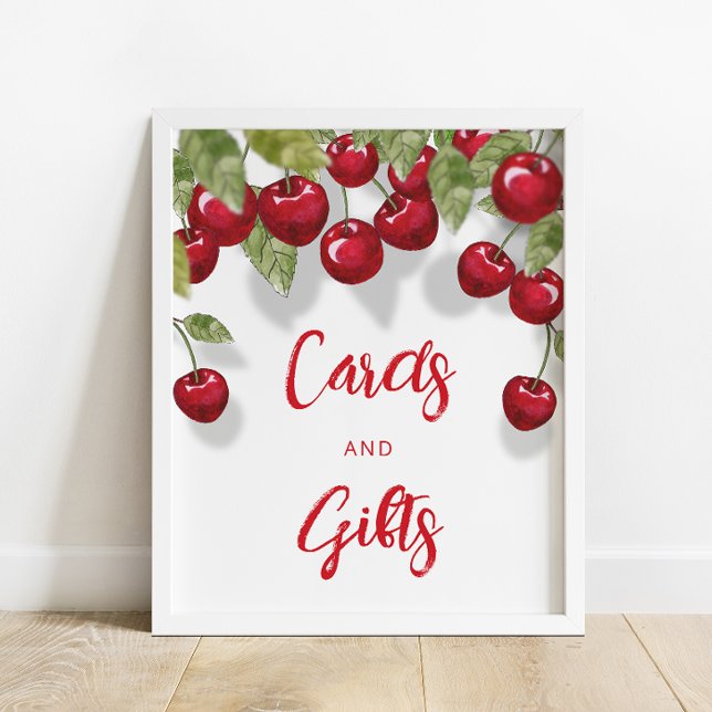 Póster Poster de tarjetas y regalos de cerezo dulce (Subido por el creador)