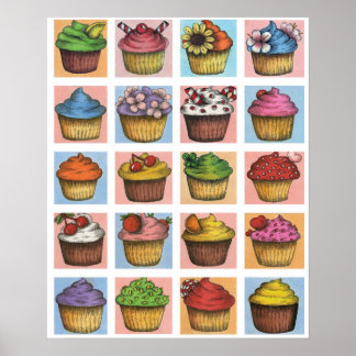 Póster Poster de tarta (de tamaño mediano)