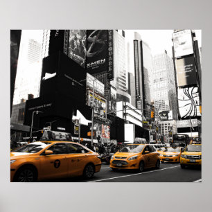 Póster poster de taxis de nueva york