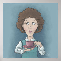 Poster de té para beber