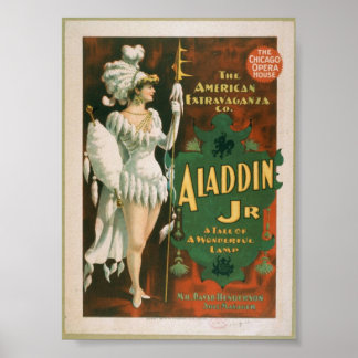 Póster Poster de teatro de época