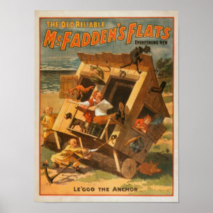 Póster Poster de teatro de los planos de McFadden