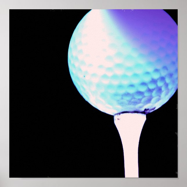 Póster Poster de Tee Golf Imprimir (Frente)