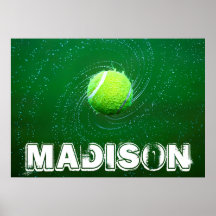 Poster de tenis personalizado
