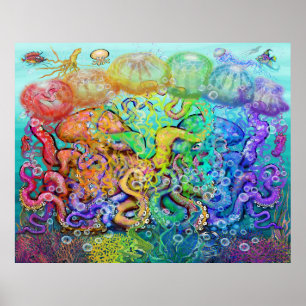Póster Poster de Tentacles torcido