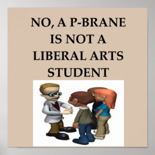 Póster POSTER de teoría de cuerdas PHYSICS