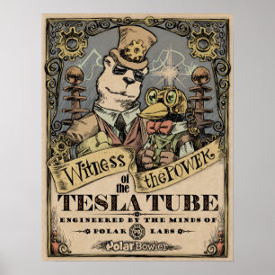 Póster Poster de Tesla del PB