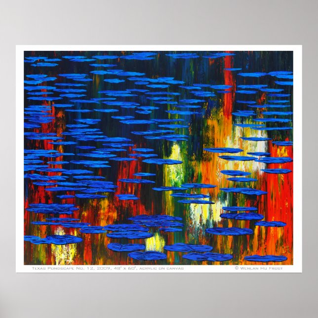 Póster Poster de Texas Pondscape (Frente)