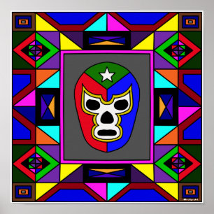 Póster Poster de TexMex Luchador