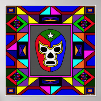 Póster Poster de TexMex Luchador