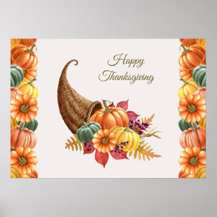 Póster Poster de Thankings Cornucopia