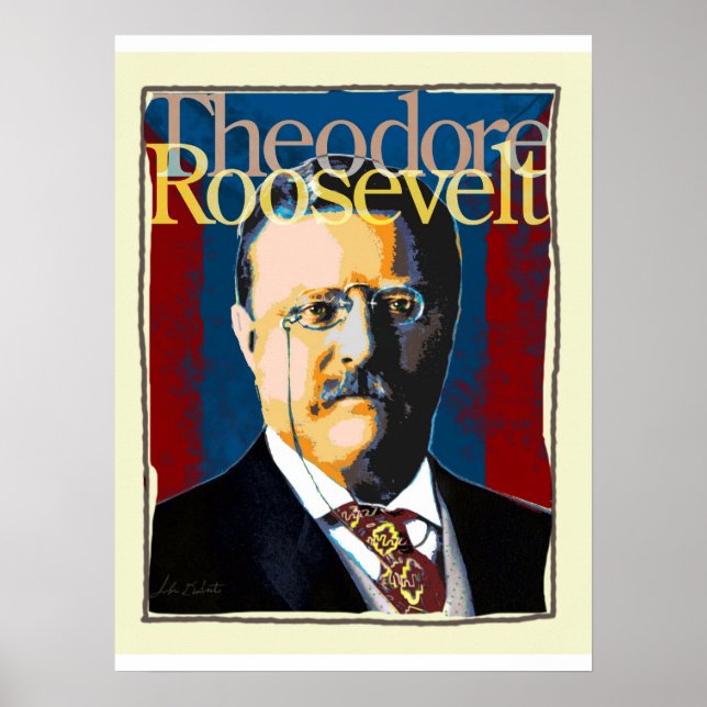 Póster Poster de Theodore Roosevelt (Frente)