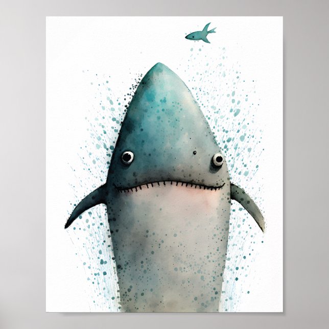 Póster Poster de tiburones (Frente)