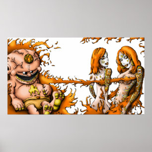 Póster Poster de tiempo de bebé