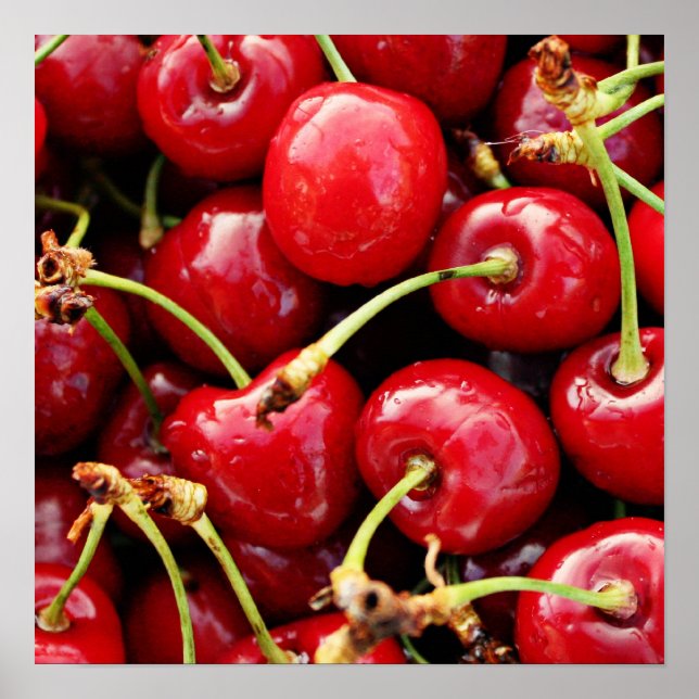 Póster Poster de tiempo de cereza (Frente)