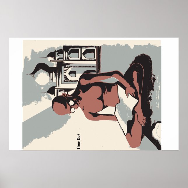 Póster Poster de tiempo de espera (Frente)