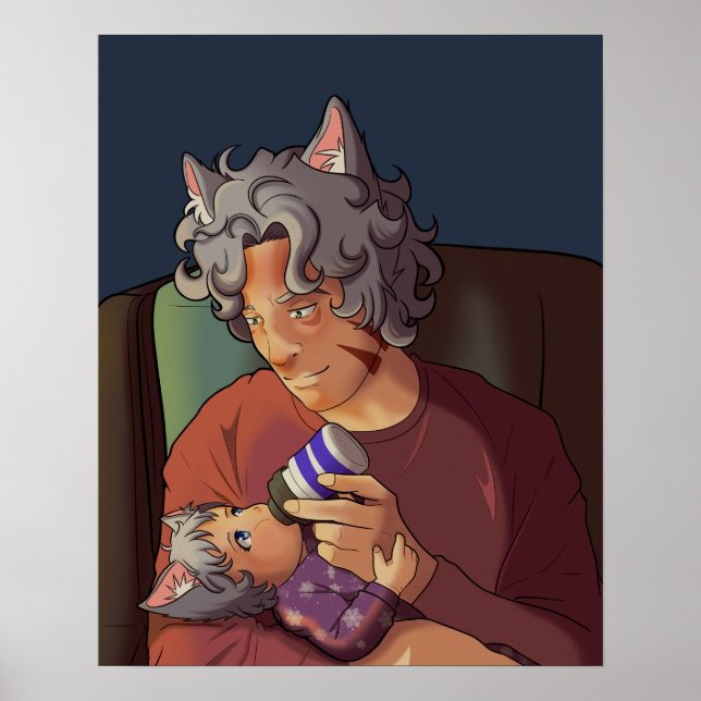 Póster Poster de tiempo del padre de Doting (Frente)