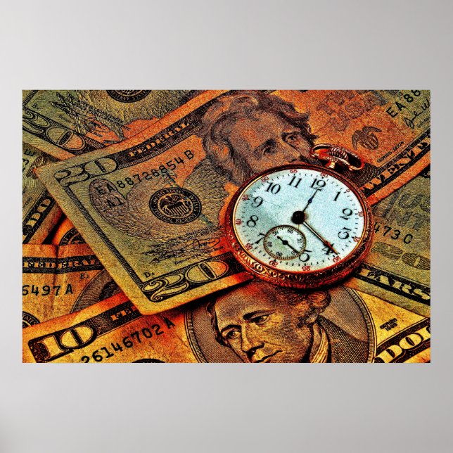 Póster Poster De Tiempo Y Dinero (Frente)