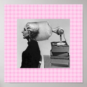 Póster Poster de Tienda de Belleza Vintage