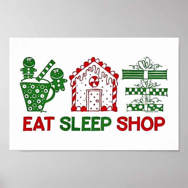 Póster Poster de Tienda de Navidades de sueño (Frente)