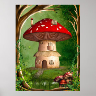 Póster Poster de tierras enanas