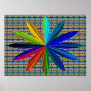 Póster Poster de tinción de tie