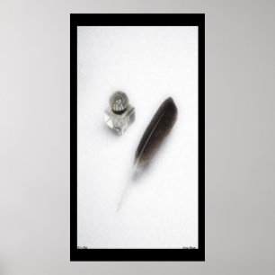Póster Poster de tinta y pluma
