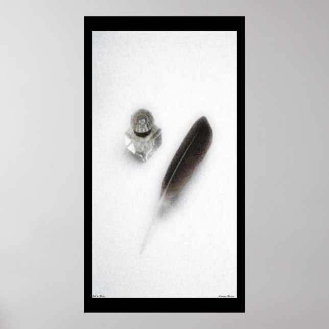 Póster Poster de tinta y pluma (Frente)