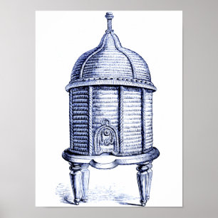Póster Poster de tinte azul de Beehive en Victoria