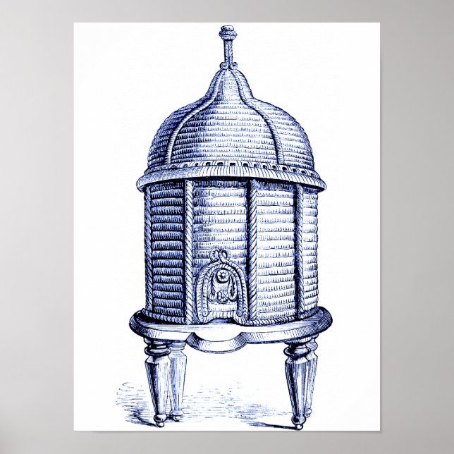 Póster Poster de tinte azul de Beehive en Victoria (Frente)