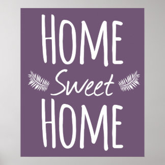 Póster Poster de tipografía casera dulce