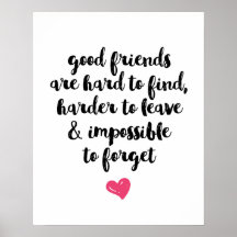 Poster de tipografía de buenos amigos