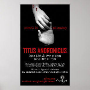 Póster Poster de Titus Andronicus