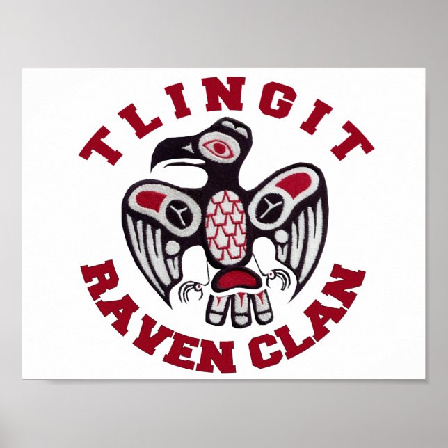 Póster Poster de Tlingit Raven Clan (Frente)