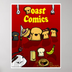 Póster Poster de toast Comics Cast