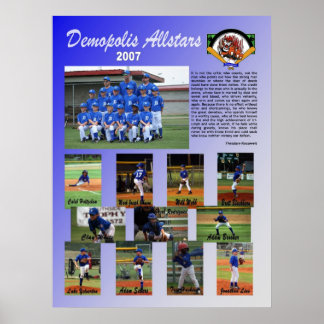 Póster Poster de todas las estrellas