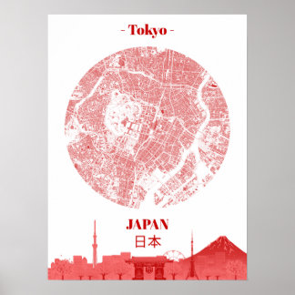Póster Poster de Tokio