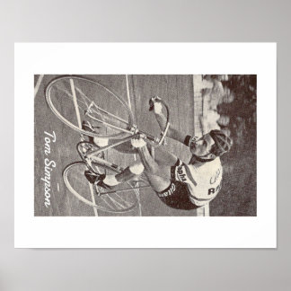 Póster Poster de Tom Simpson impreso